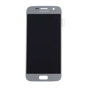 Samsung Galaxy S7 G930 Dokunmatik Gümüş Oled Lcd Ekran