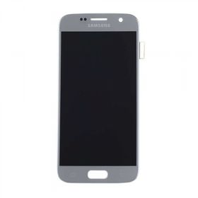 Samsung Galaxy S7 G930 Dokunmatik Gümüş Oled Lcd Ekran