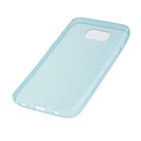 Samsung Galaxy S7 Ultra Slim Mavi Silikon Kılıf