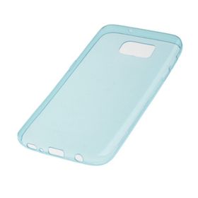 Samsung Galaxy S7 Ultra Slim Mavi Silikon Kılıf
