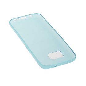Samsung Galaxy S7 Ultra Slim Mavi Silikon Kılıf