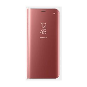 Samsung Galaxy S8 Clear View Pembe Kılıf