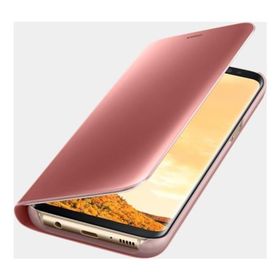 Samsung Galaxy S8 Clear View Pembe Kılıf