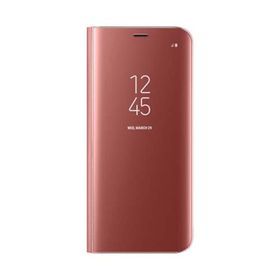 Samsung Galaxy S8 Clear View Pembe Kılıf