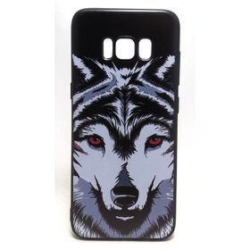 Samsung Galaxy S8 Desenli Premium Wolf Case Silikon Kılıf