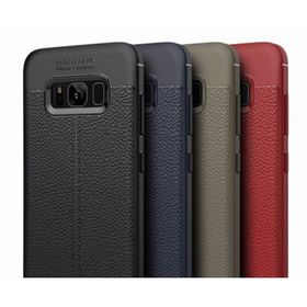 Samsung Galaxy S8 Plus Deri Görünümlü Niss Silikon Kılıf