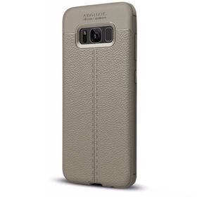 Samsung Galaxy S8 Plus Deri Görünümlü Niss Uyumlu Silikon Kılıf