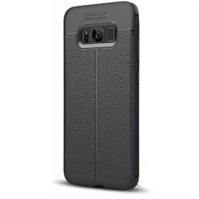 Samsung Galaxy S8 Plus Deri Görünümlü Niss Uyumlu Silikon Kılıf