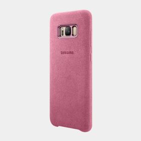 Samsung Galaxy S8 Plus EF-XG955 Pembe Alcantara Kılıf