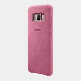 Samsung Galaxy S8 Plus EF-XG955 Pembe Alcantara Kılıf