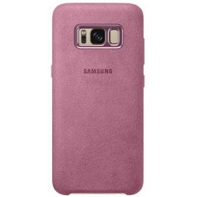 Samsung Galaxy S8 Plus EF-XG955 Pembe Alcantara Kılıf