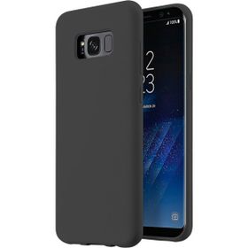 Samsung Galaxy S8 Plus Mat Siyah Silikon Kılıf