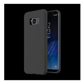 Samsung Galaxy S8 Plus Mat Siyah Silikon Kılıf