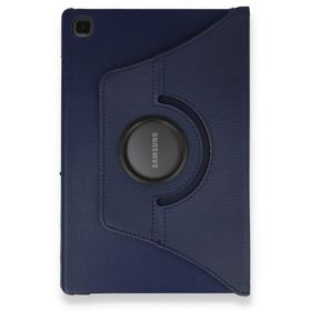 Samsung Galaxy T500 Tab A7 10.4 360 Lacivert Tablet Deri Kılıf