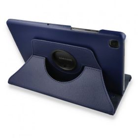 Samsung Galaxy T500 Tab A7 10.4 360 Lacivert Tablet Deri Kılıf