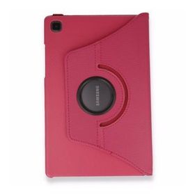 Samsung Galaxy T500 Tab A7 10.4 360 Pembe Tablet Deri Kılıf