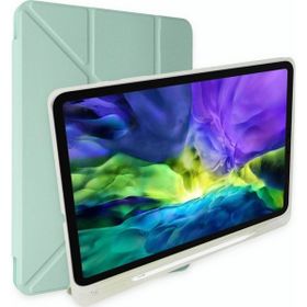 Samsung Galaxy T737 Tab S7 Fe 12.4 Kalemlikli Mars - Açık Yeşil Tablet Kılıfı