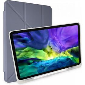 Samsung Galaxy T970 Tab S7 Plus 12.4 Kalemlikli Mars - Lila Tablet Kılıfı