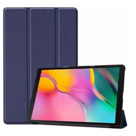 Samsung Galaxy Tab A 10.1 2019 SM-T510 T517 Mavi Kılıf 360 Derece Dönerli Yatay Dikey