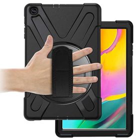 Samsung Galaxy Tab A 10.1 2019 SM-T510 T517 Mavi Kılıf 360 Derece Dönerli Yatay Dikey