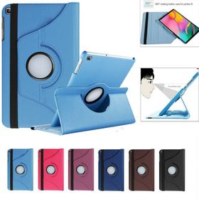 Samsung Galaxy Tab A 10.1 2019 SM-T510 T517 Pembe Kılıf 360 Derece Dönerli Yatay Dikey Standlı