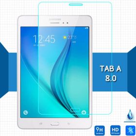 Samsung Galaxy Tab A 8.0 Temperli Ekran Koruyucu Uyumlu Kırılmaz Cam
