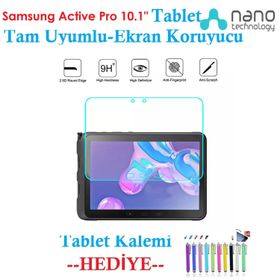 Samsung Galaxy Tab Active2 SM T390 Temperli Ekran Koruyucu Uyumlu Kırılmaz Cam