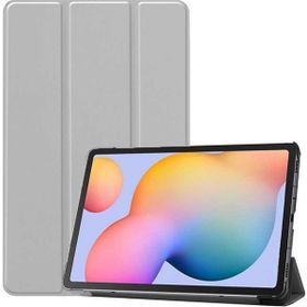Samsung Galaxy Tab S6 Lite P610 Htstore Smart Kapak Standlı 1-1 - Gri Kılıf