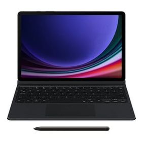 Samsung Galaxy Tab S9 Mousepadli Klavyeli Kapaklı Siyah Kılıf