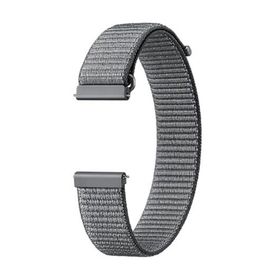 Samsung Galaxy Watch 4-5 Kumaş 20 mm S -M Gri Kordon