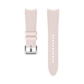 Samsung Galaxy Watch 4 Classic 20 mm M/L Pembe Hibrit Deri Kordon