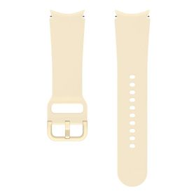 Samsung Galaxy Watch 4 ve Watch 5 Spor Bej 20 mm S M Kordon