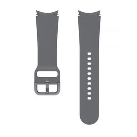 Samsung Galaxy Watch 4 ve Watch 5 Spor Gri 20 mm M L Kordon
