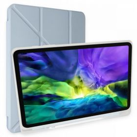 Samsung Galaxy X800 Tab S8 Plus 12.4 Kalemlikli Mars - Mavi Tablet Kılıfı