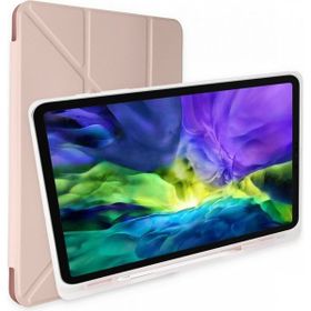 Samsung Galaxy X800 Tab S8 Plus 12.4 Kalemlikli Mars - Rose Gold Tablet Kılıfı
