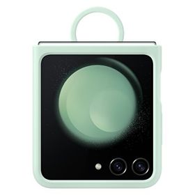 Samsung Galaxy Z Flip 5 Yüzüklü Silikon Okyanus Yeşili Kılıf