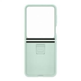 Samsung Galaxy Z Flip 5 Yüzüklü Silikon Okyanus Yeşili Kılıf