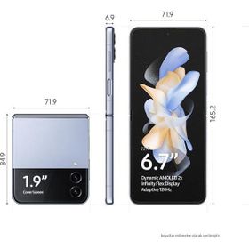 Samsung Galaxy Z Flip4 5G 128GB 8GB Ram Beyaz