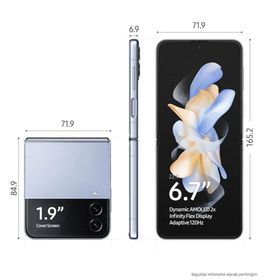 Samsung Galaxy Z Flip4 5G 128GB 8GB Ram Mavi