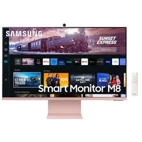 Samsung M8 M80C LS32CM80PUUXUF 32 inç 4K Pembe Akıllı Monitör