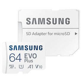 Samsung MB-MC64KA/TR 64 GB mSD Evo Plus Hafıza Kartı