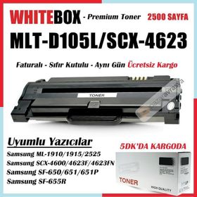 Samsung MLT-D105L ML-1910-1915-2525-2580-SCX-4600-4623-SF-650 Siyah Compatible Muadil Toner
