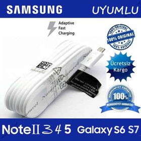 Samsung Note 2-3-4-5 S4 S5 S6 S7 Edge Hızlı Şarj Data Kablosu
