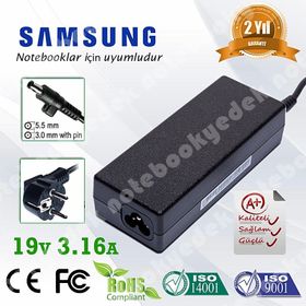 Samsung NP-R510-BS02TR NP-R510-XA02TR Laptop Uyumlu Adaptör