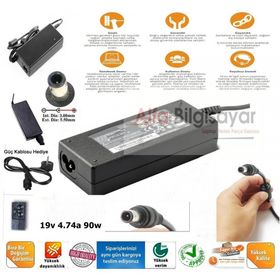 Samsung NP-R538-DS02TR Uyumlu Notebook Adaptör Şarj Cihazı