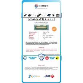 Samsung NP300E4C-A01US 14 LED 14 Uyumlu LCD Ekran Panel