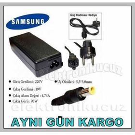 Samsung NP300E5A-S0BTR NP300E5A-S0DTR Laptop Uyumlu Adaptör