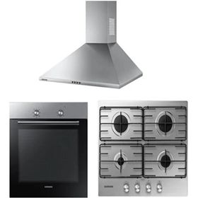 Samsung NV60K3110BS - NK24M3050PS - NA64H3110AS 3'lü Gri Ankastre Set