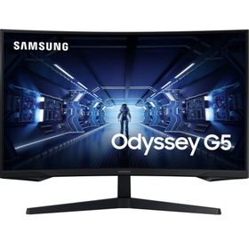 Samsung Odyssey G5 LC27G55TQBUXUF 27 inç 1ms 144 Hz QHD Freesync HDR10 1000R Kavisli VA Gaming Monitör Outlet - Teşhir