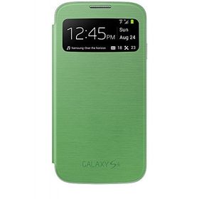Samsung Orijinal EF-CI950BGEGWW Flip Cover Galaxy S4 ile Uyumlu Sarı Yeşil Kılıf